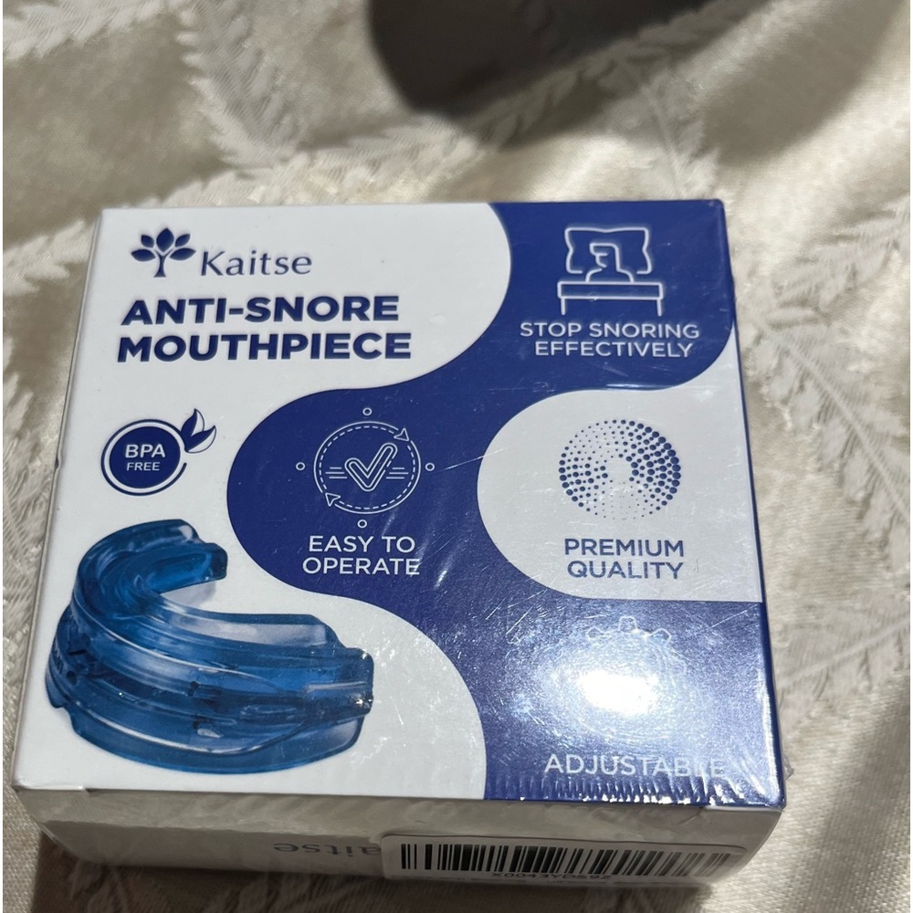 Brand new anti-snore mouthpiece